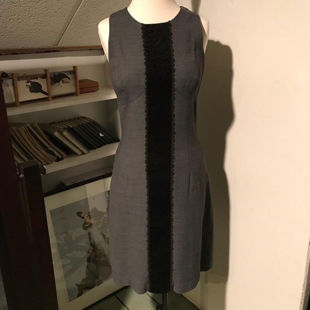 Grey wool Tracy Reese dress